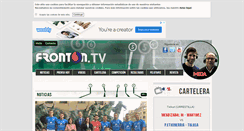 Desktop Screenshot of fronton.tv